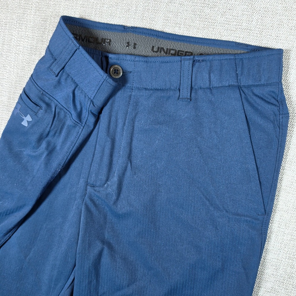 Under Armour Match Play Golf Pants Mens 34/32 Blue Performance Stretch Trousers